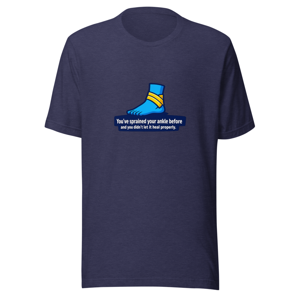 Funny Ankle Injury Meme T-Shirt - Image 5