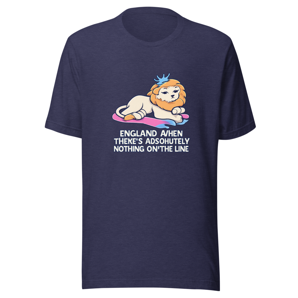 England When Nothing's On The Line Meme Tee - Image 5