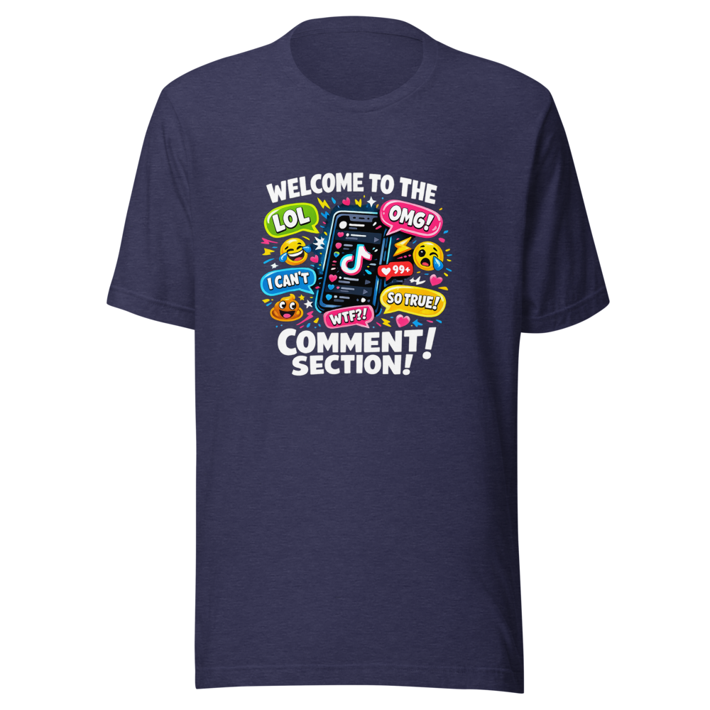 Funny TikTok Comments Tee - Viral Humor - Image 5