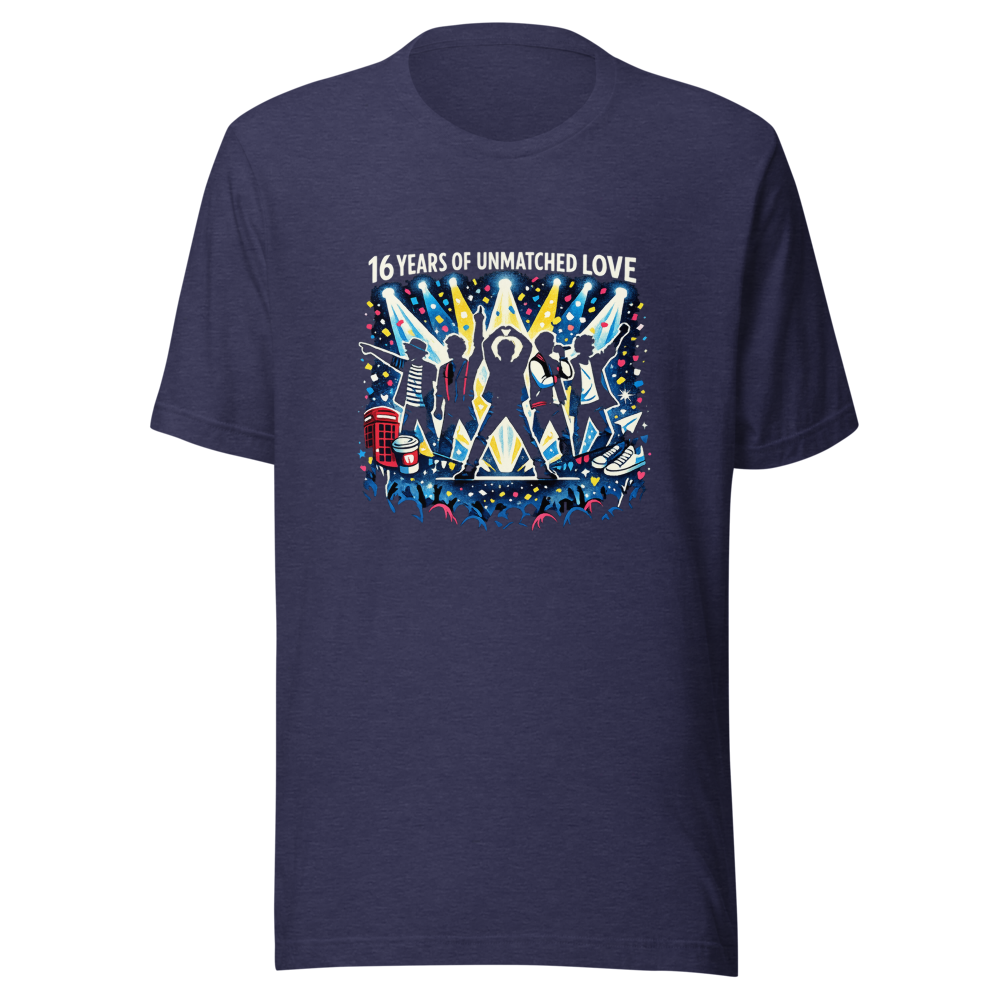 16 Years of One Direction Fan T-Shirt - Image 5