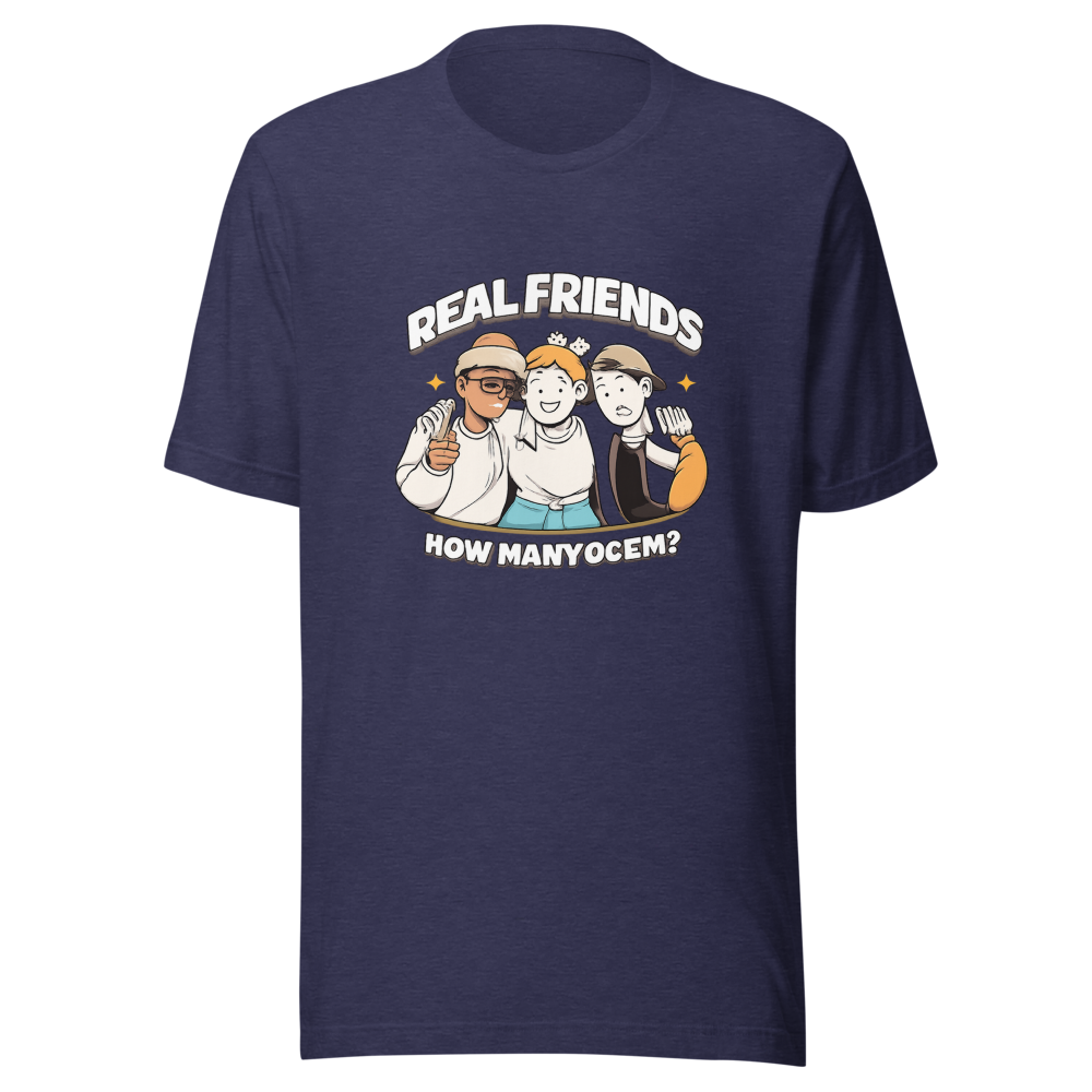 Real Friends How Many Of Em Viral Quote Tee - Image 5