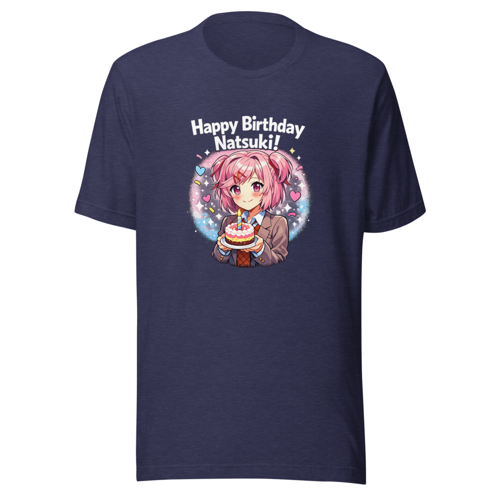 Happy Birthday Natsuki DDLC T-Shirt - Image 5