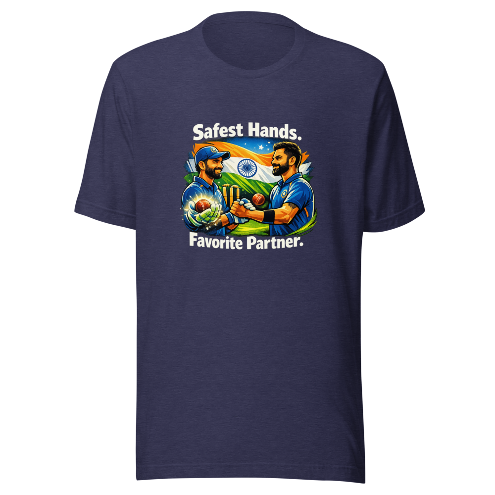 Rahane's Legacy: Safest Hands & Best Batting Partner Tee - Image 5