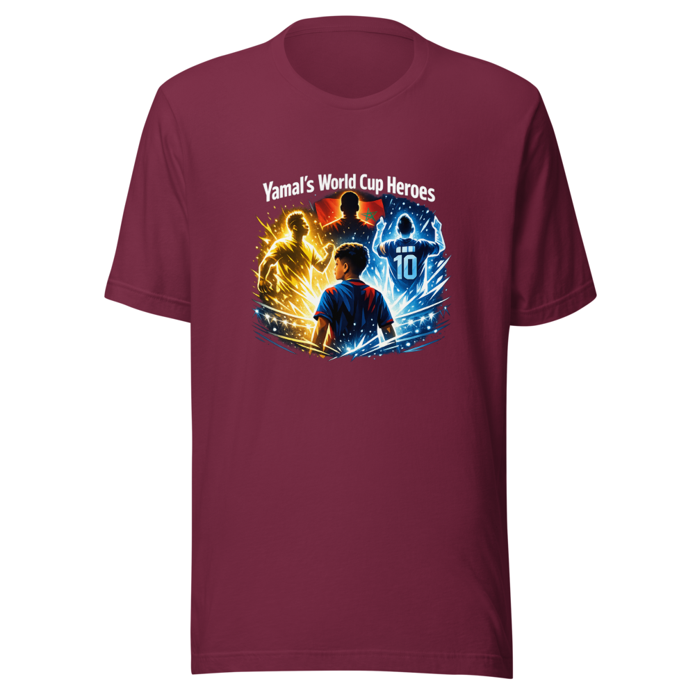 Lamine Yamal's World Cup Heroes Tee - Image 6