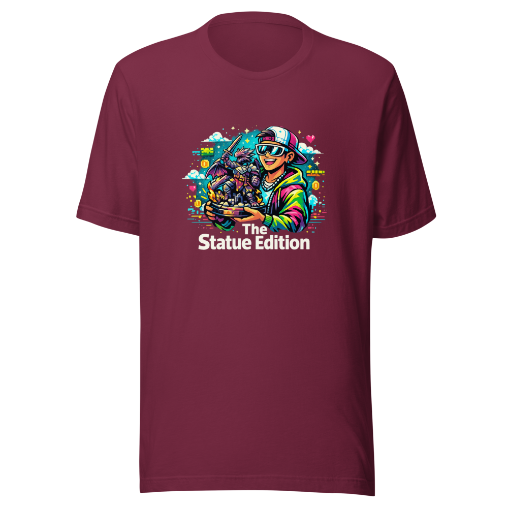 Retro Gamer Statue Edition Premium Tee - Image 6