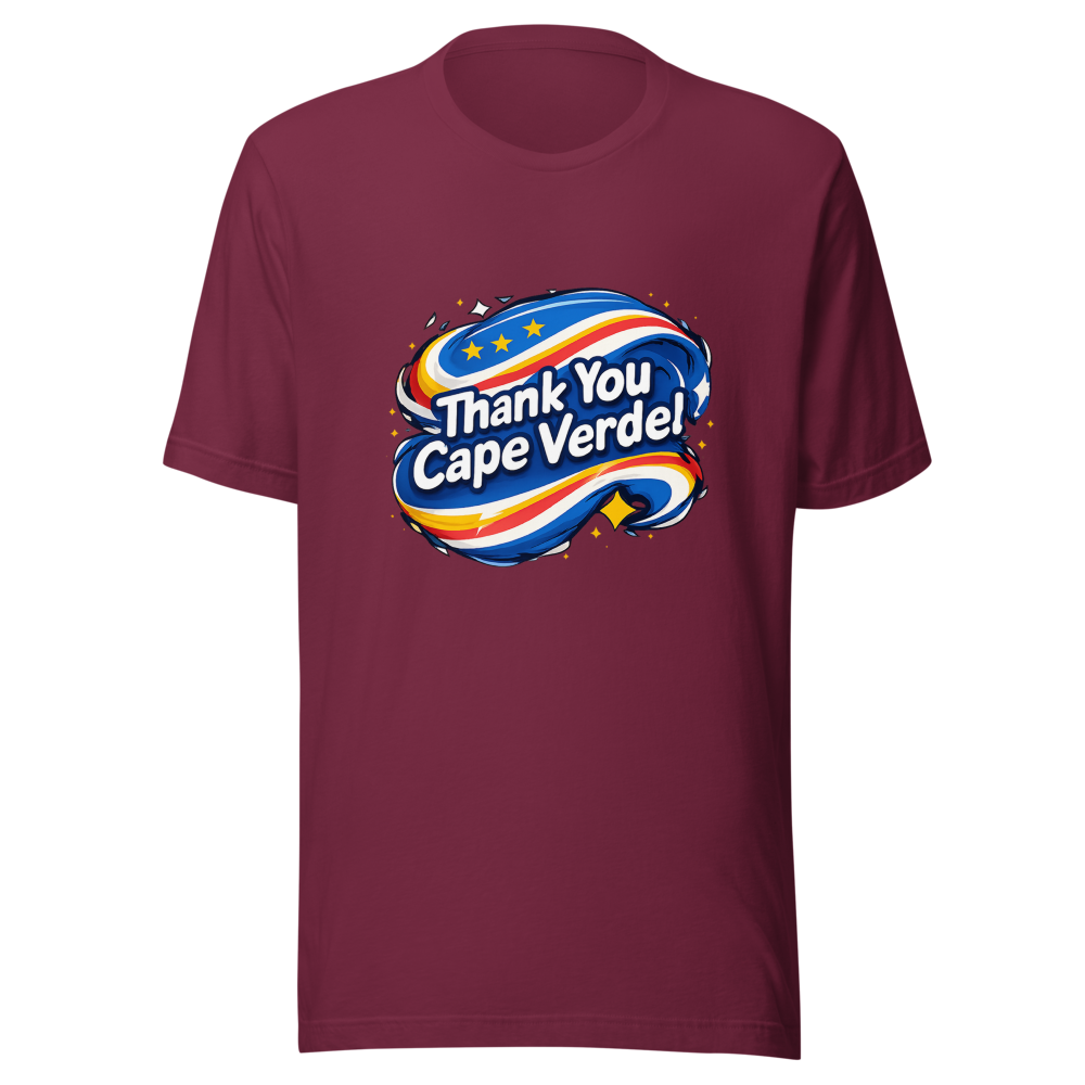 Cape Verde Vibes Thank You Tee - Image 6