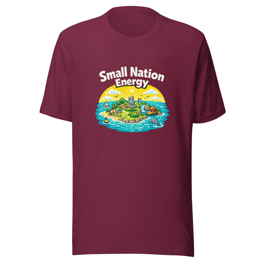 Small Nation Energy Tee - Funny Viral Quote Shirt - Image 6