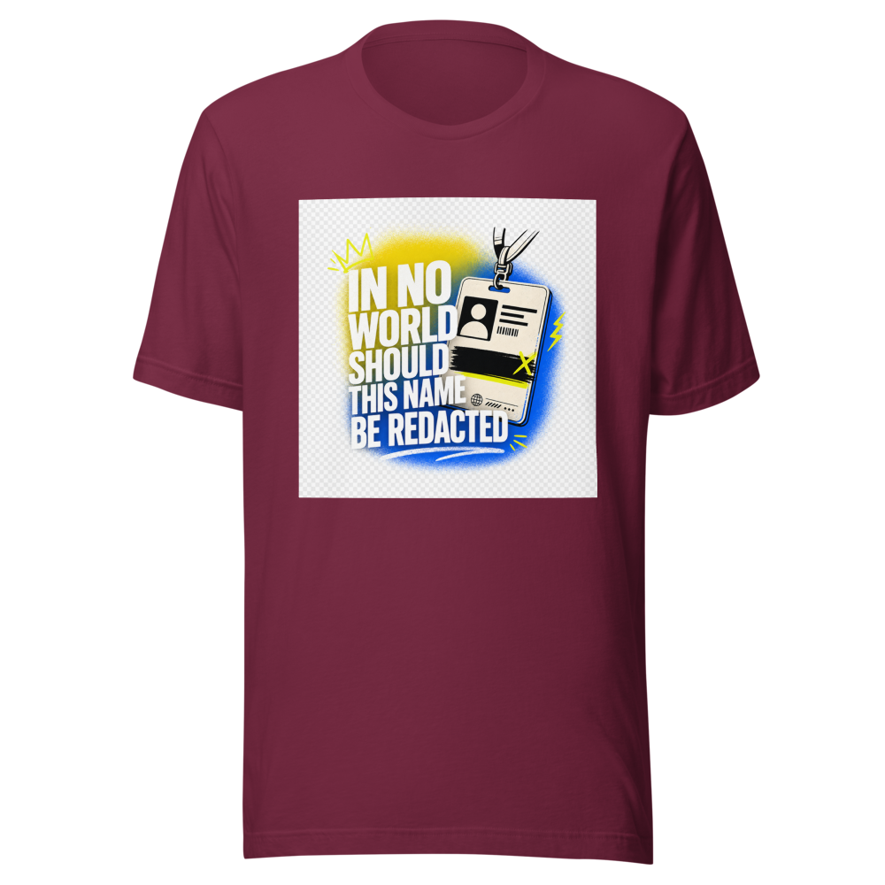 Protect Your Name Tee: No Redaction Allowed - Image 6