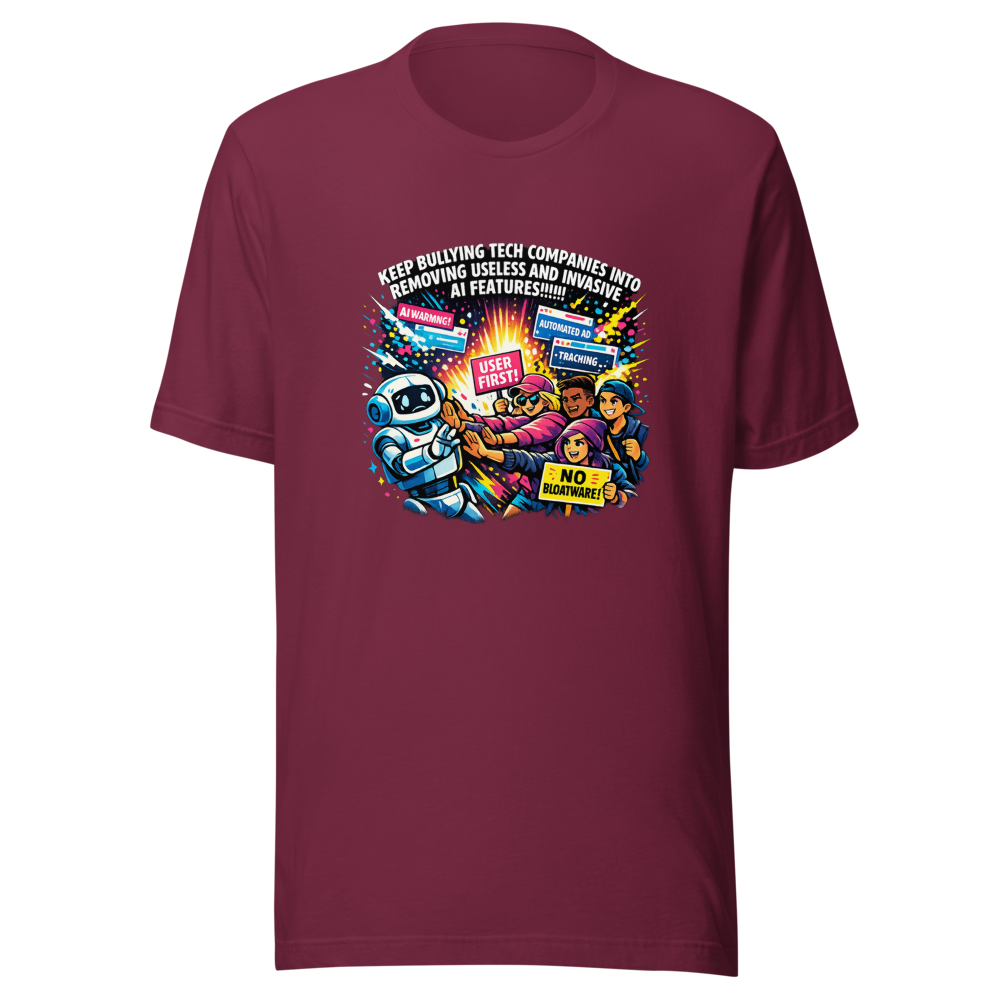Rally Against Useless AI Features Tee - Image 6