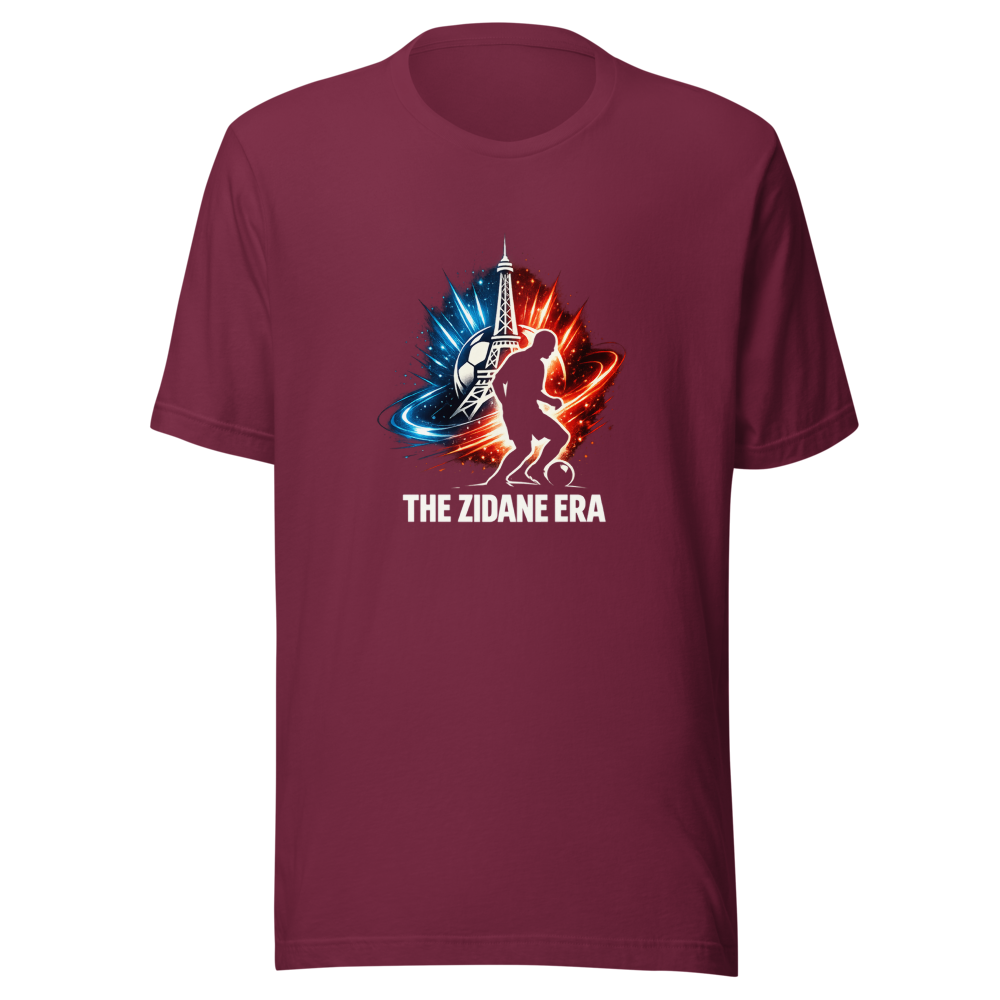 Zidane Era Begins France Football T-Shirt - Image 6