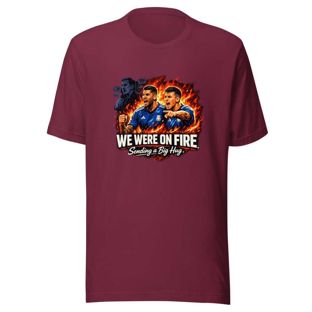 Romero's Fiery Reply to Gary Neville Tee - Image 6