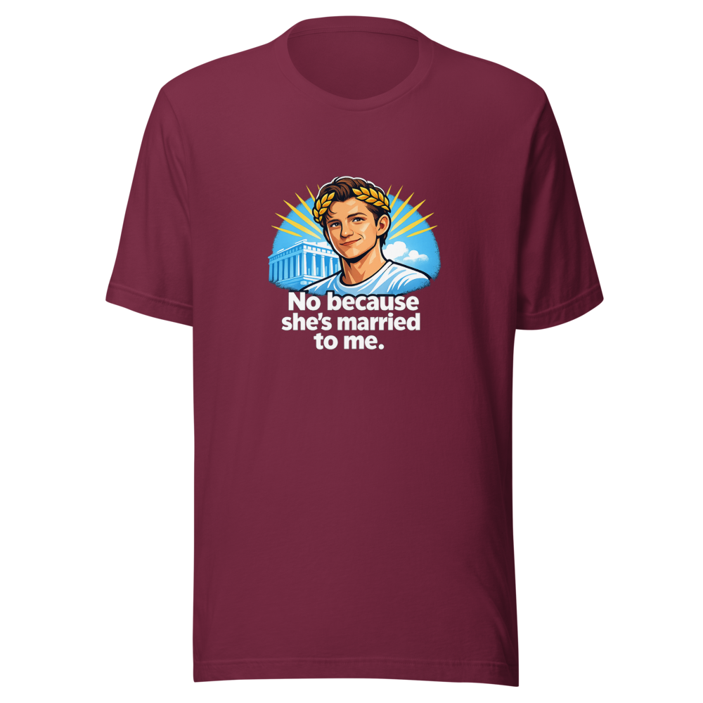 Tom Holland Athena Married Me T-Shirt - Image 6