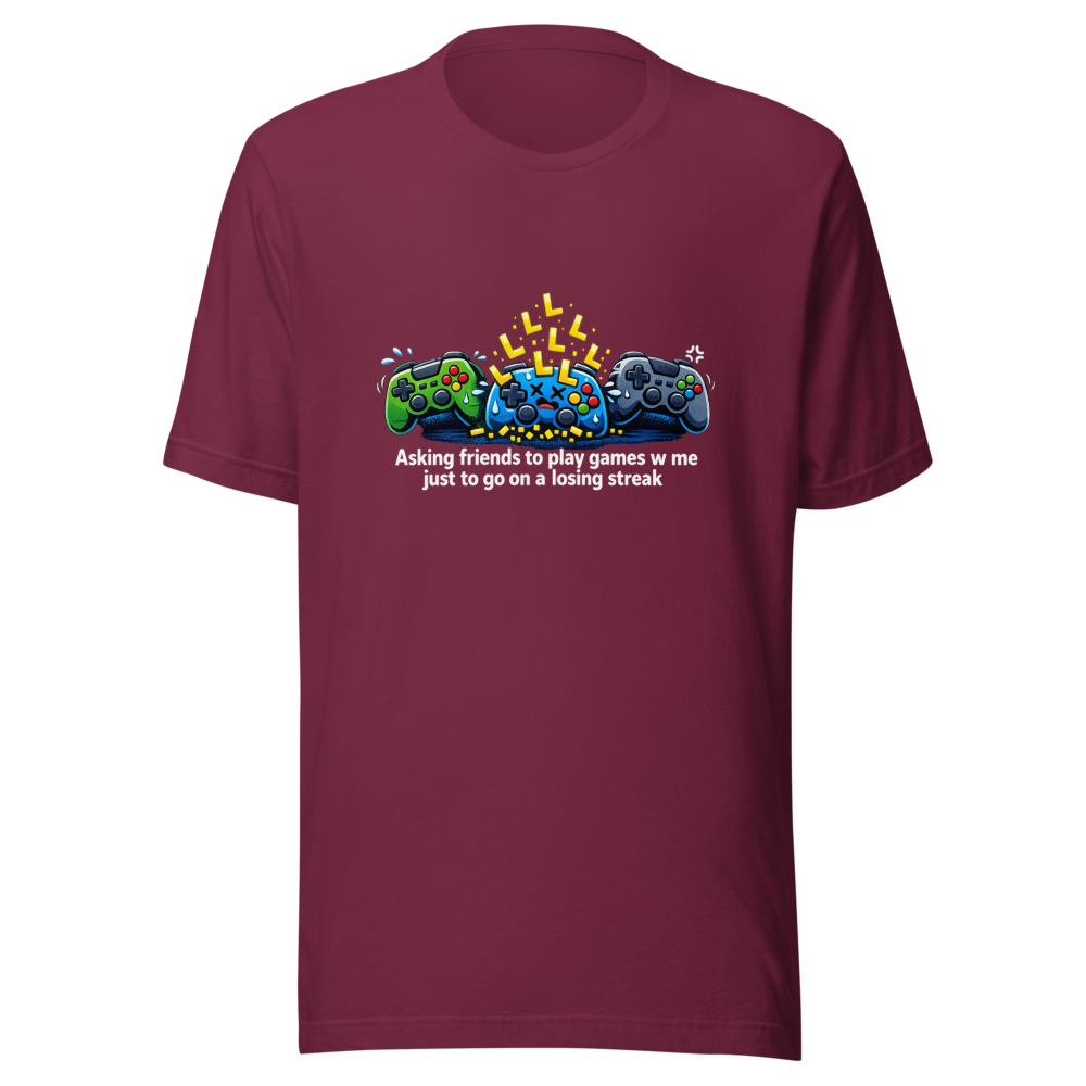 Losing Streak Gaming Buddy T-Shirt - Image 6