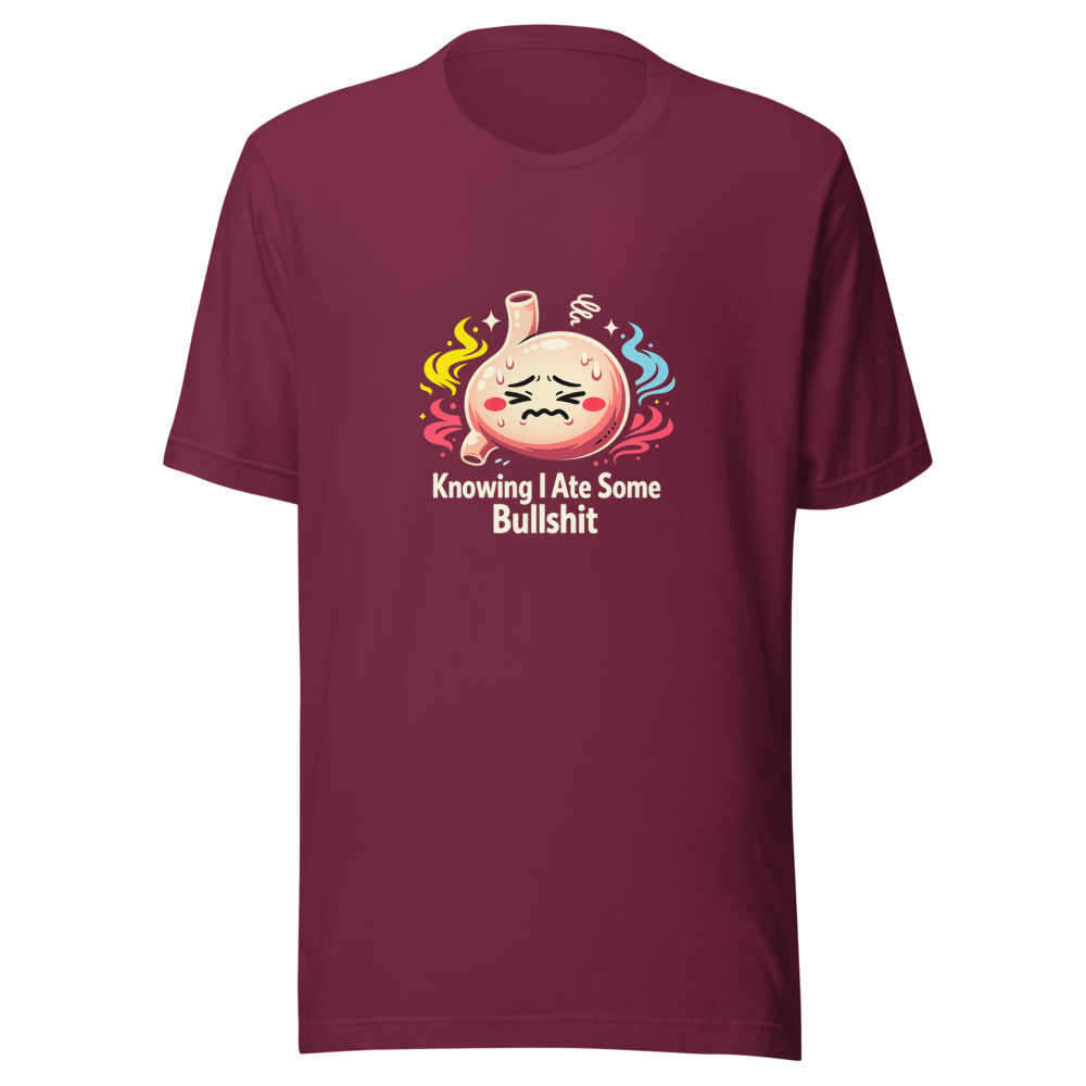 Funny Stomach Ache Meme Shirt - Image 6
