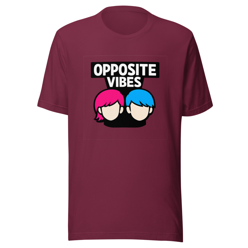 Hair Color Opposite Vibes Tee - Image 6