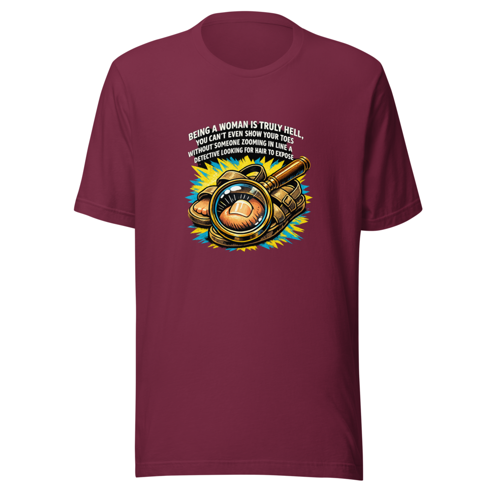 Womanhood Is Hell Toe Zoom Shirt - Image 6
