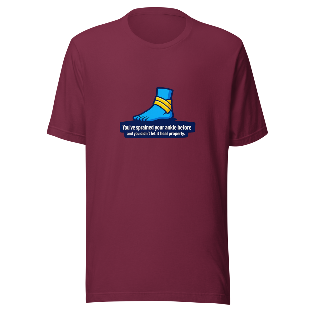 Funny Ankle Injury Meme T-Shirt - Image 6