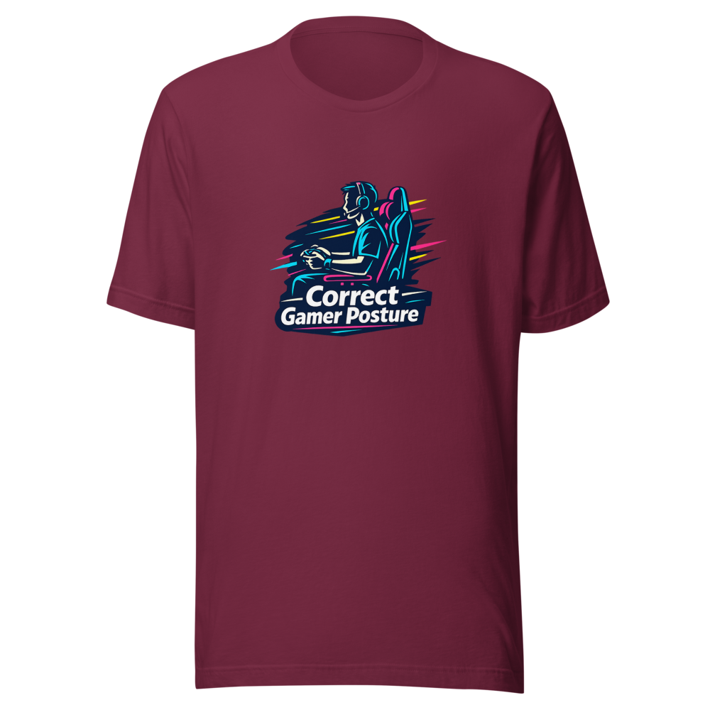 Gamer Posture Pro T-Shirt - Level Up Your Setup - Image 6