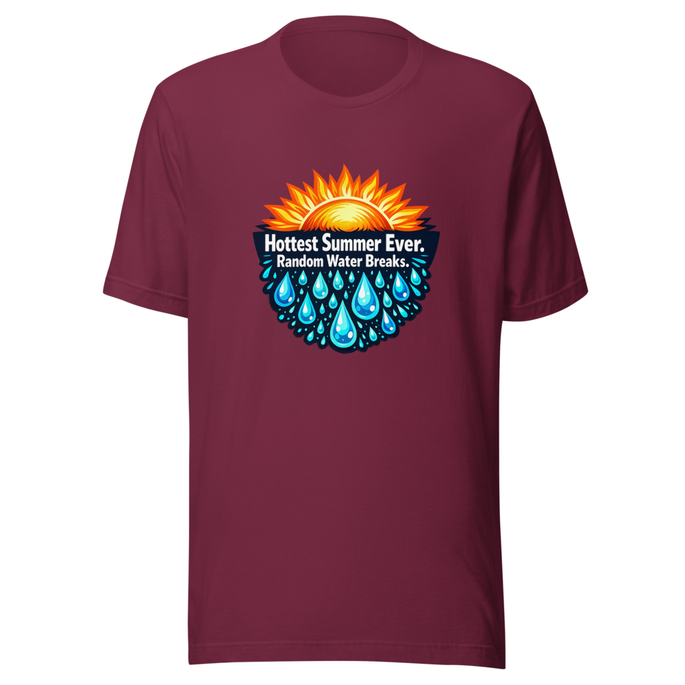Hottest Summer Vibes & Water Break Tee - Image 6