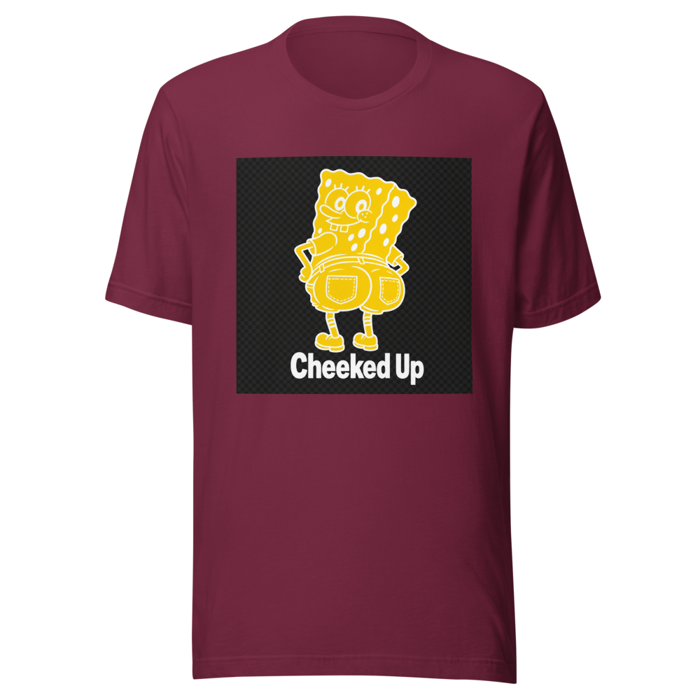 SpongeBob Cheeked Up Meme T-Shirt - Image 6