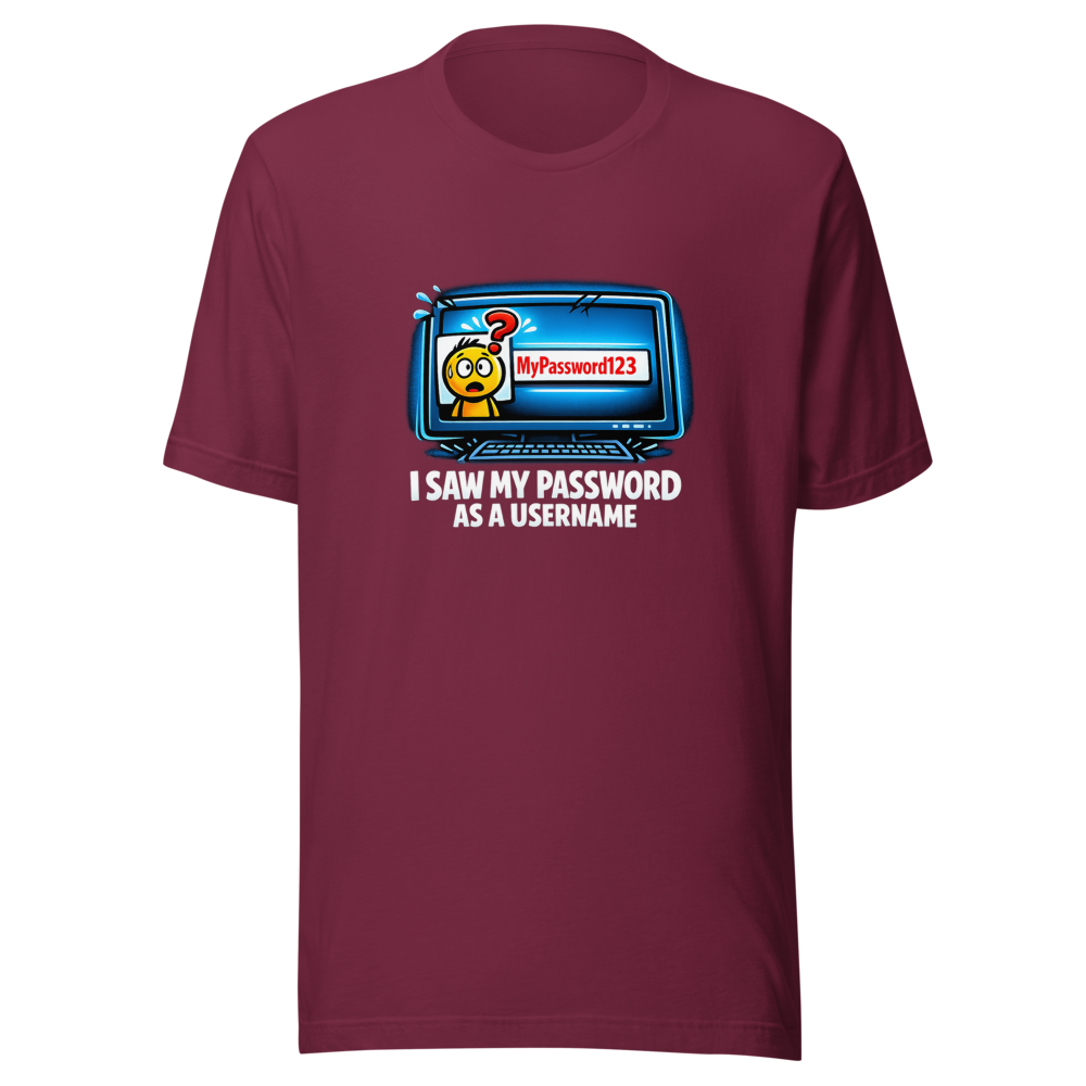 Password Username Funny T-Shirt - Image 6
