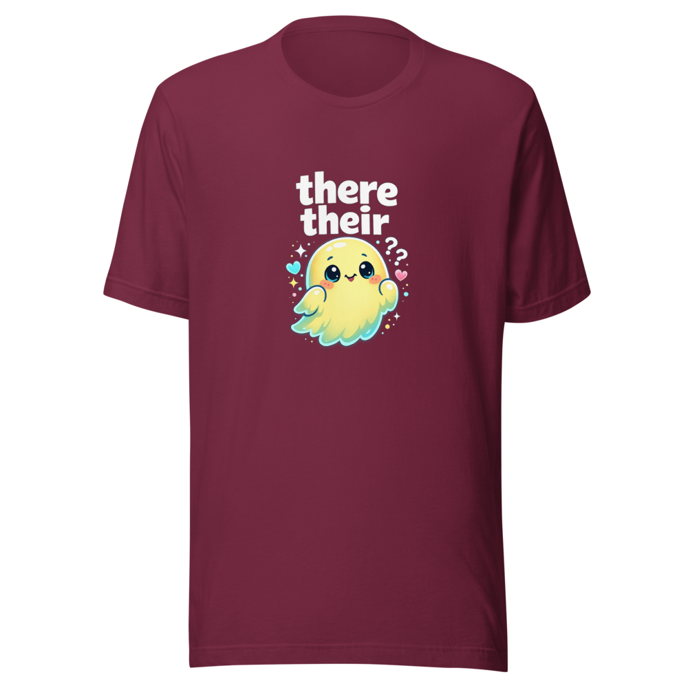 There Their Pronoun Humor Tee - Image 6