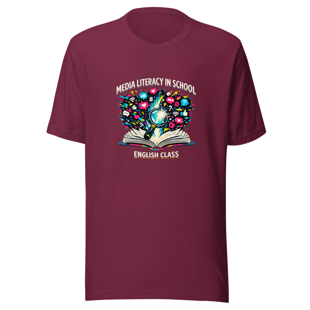 Media Literacy in Schools English Class Tee - Image 6