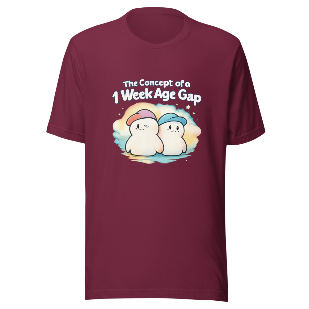 1 Week Age Gap Viral Tweet T-Shirt - Image 5