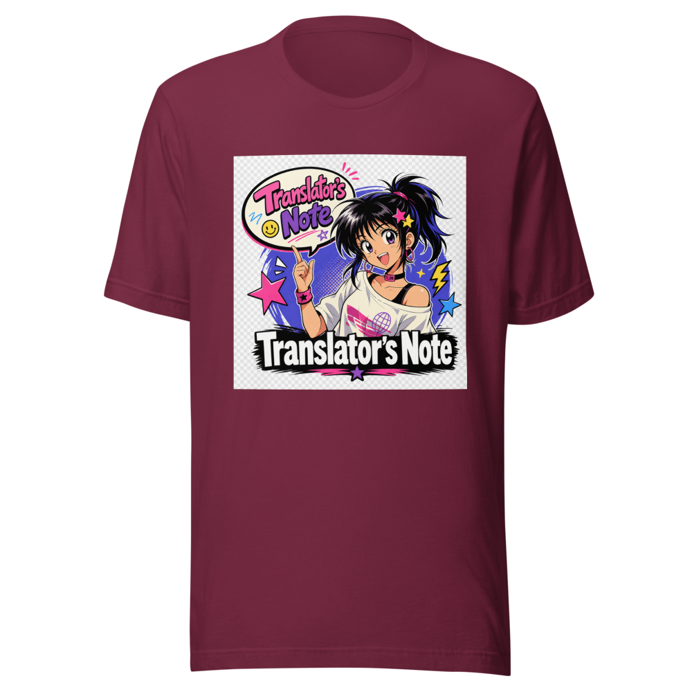 Retro Anime Translator's Note Tee - Image 6