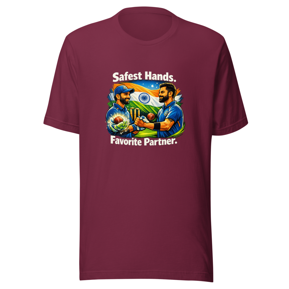 Rahane's Legacy: Safest Hands & Best Batting Partner Tee - Image 6