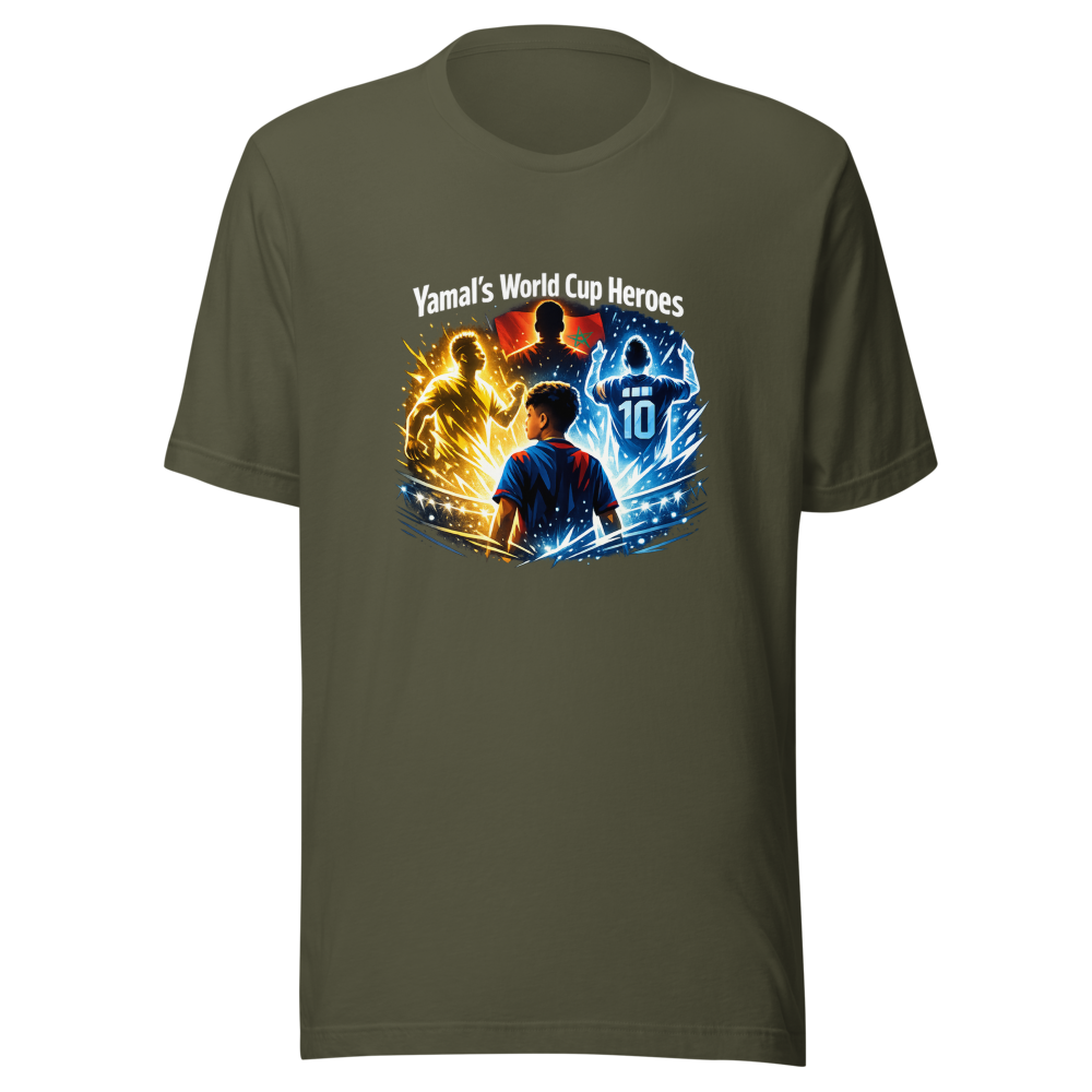 Lamine Yamal's World Cup Heroes Tee - Image 10