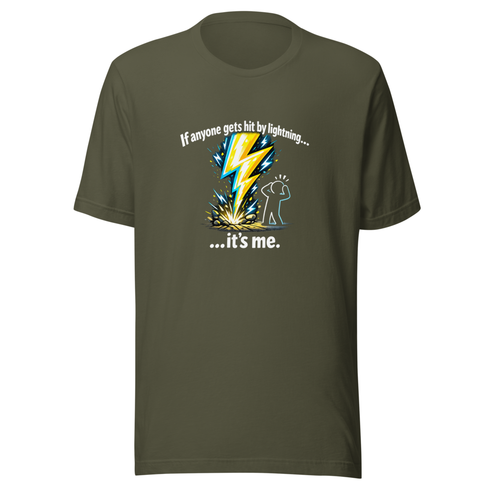 Shockingly Lucky Lightning Strike Tee - Image 10