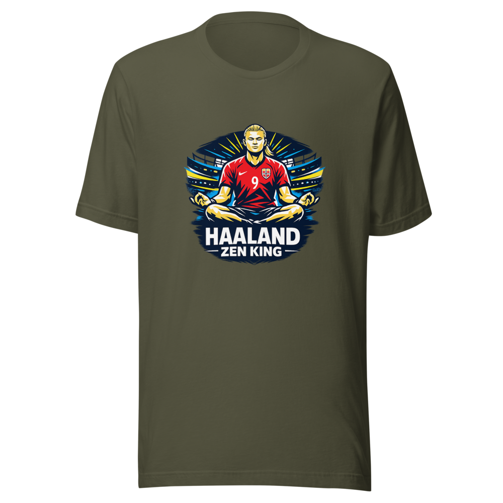 Haaland Man of the Match Norway Zen King T-Shirt - Image 10