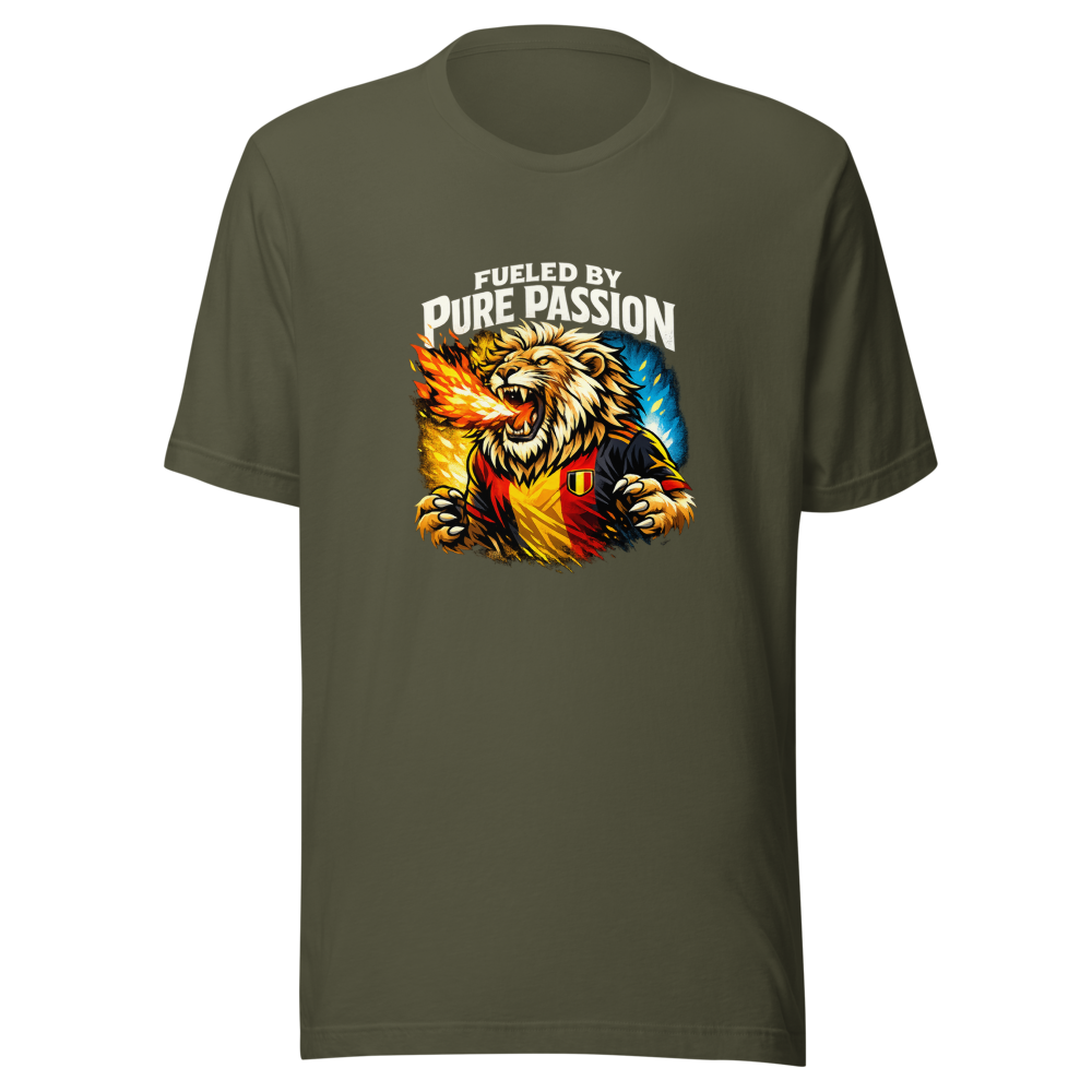Belgium Fueled by Pure Passion Soccer Tee - Image 10