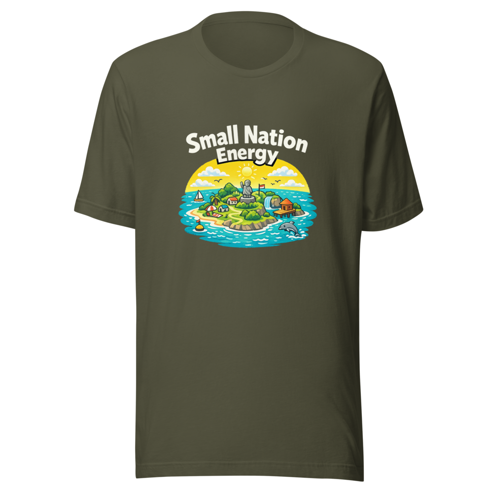 Small Nation Energy Tee - Funny Viral Quote Shirt - Image 10