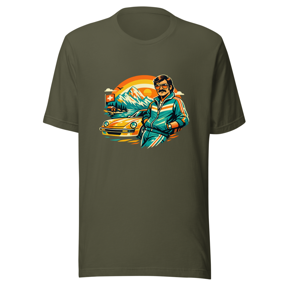 70s Vibes Swiss Coach Tee - Image 10