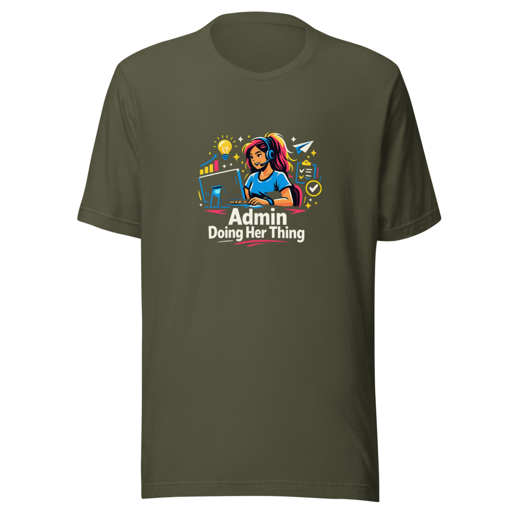 Admin Doing Her Thing Viral Meme T-Shirt - Image 10