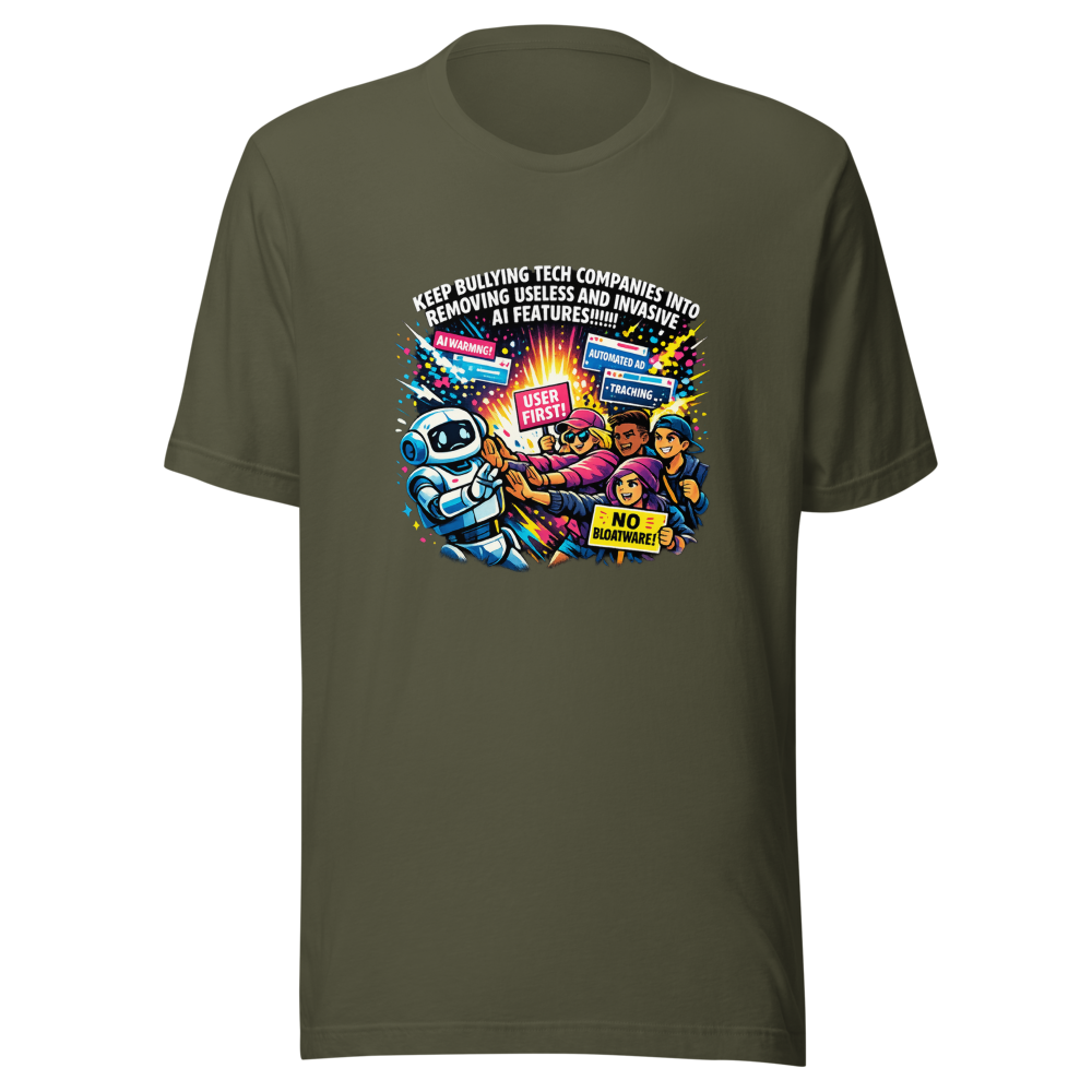 Rally Against Useless AI Features Tee - Image 10