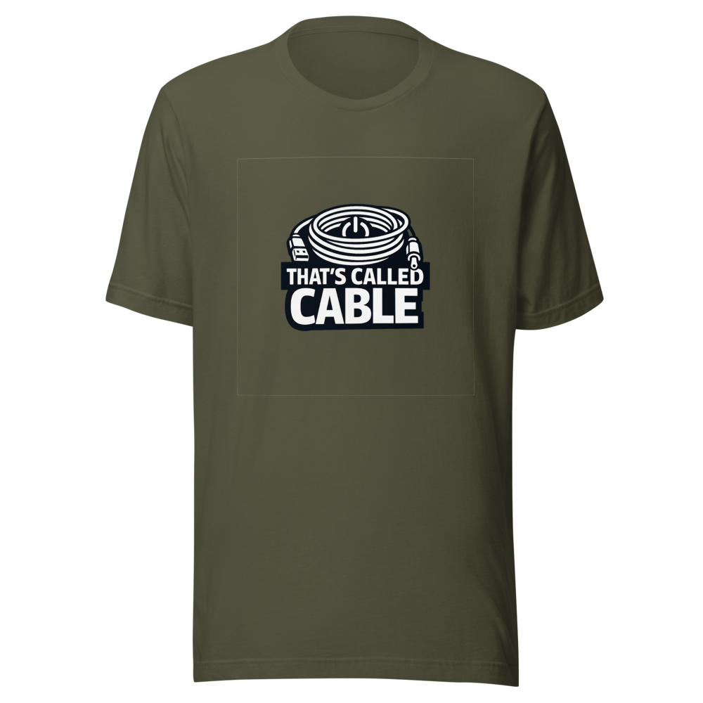 That's Called Cable Funny Quote T-Shirt - Image 10
