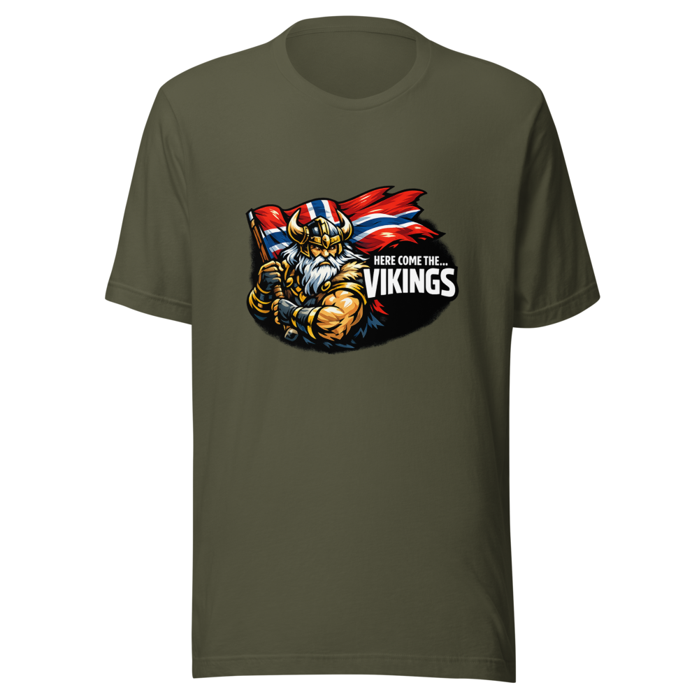 Viking Power Norwegian Flag T-Shirt - Image 10