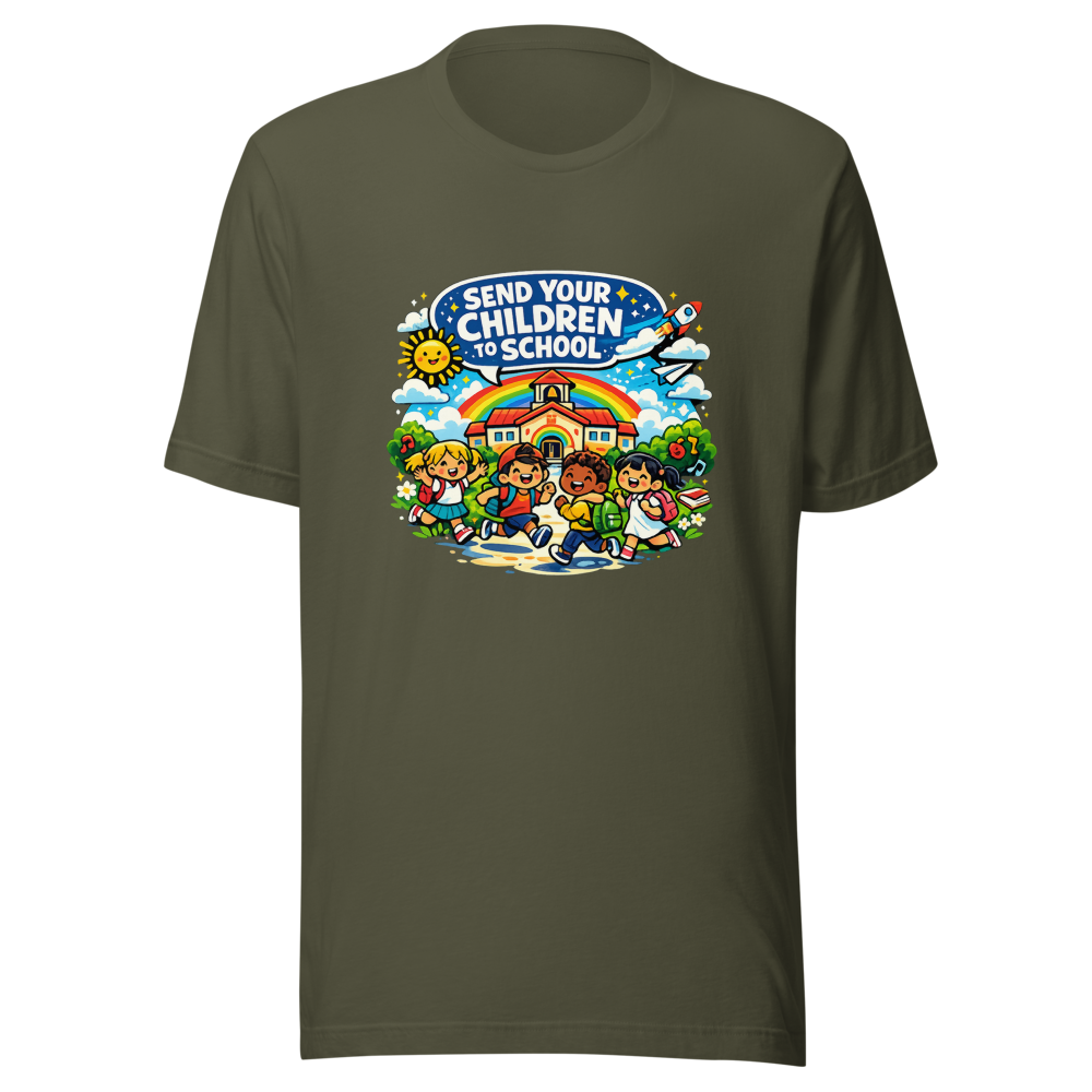 Send Your Kids to School Tee - Homeschool Humor - Image 10