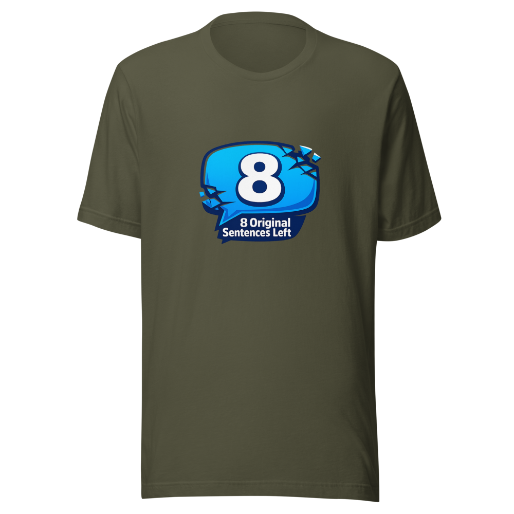 8 Original Sentences Left T-Shirt - Image 10