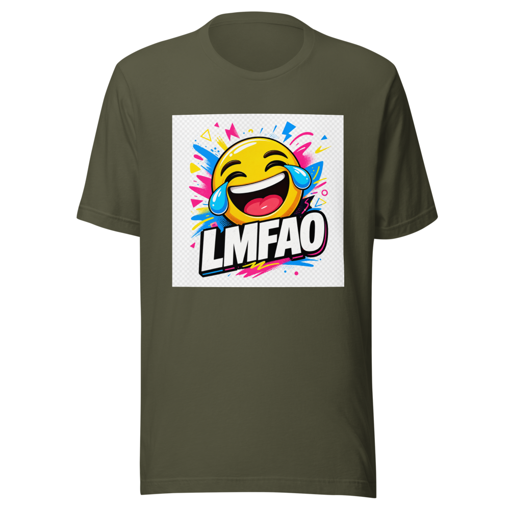 Tofuriin Laughing Out Loud Meme T-Shirt - Image 10