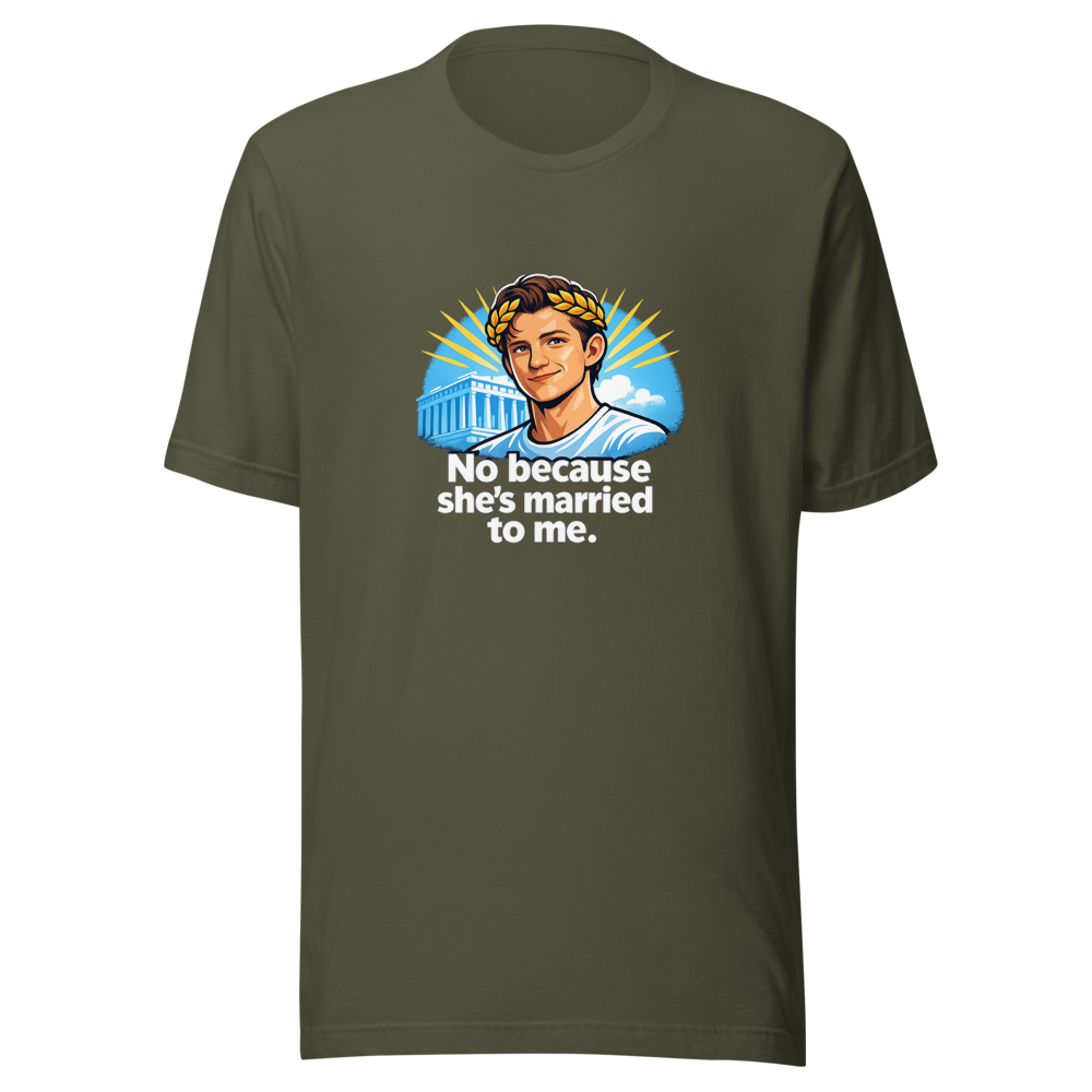 Tom Holland Athena Married Me T-Shirt - Image 10