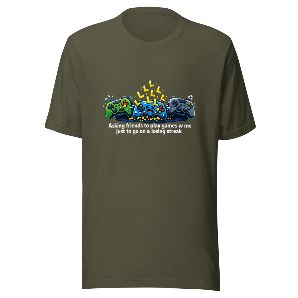 Losing Streak Gaming Buddy T-Shirt - Image 10