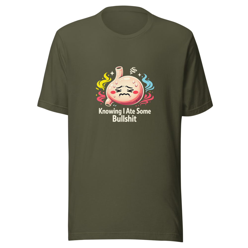Funny Stomach Ache Meme Shirt - Image 10