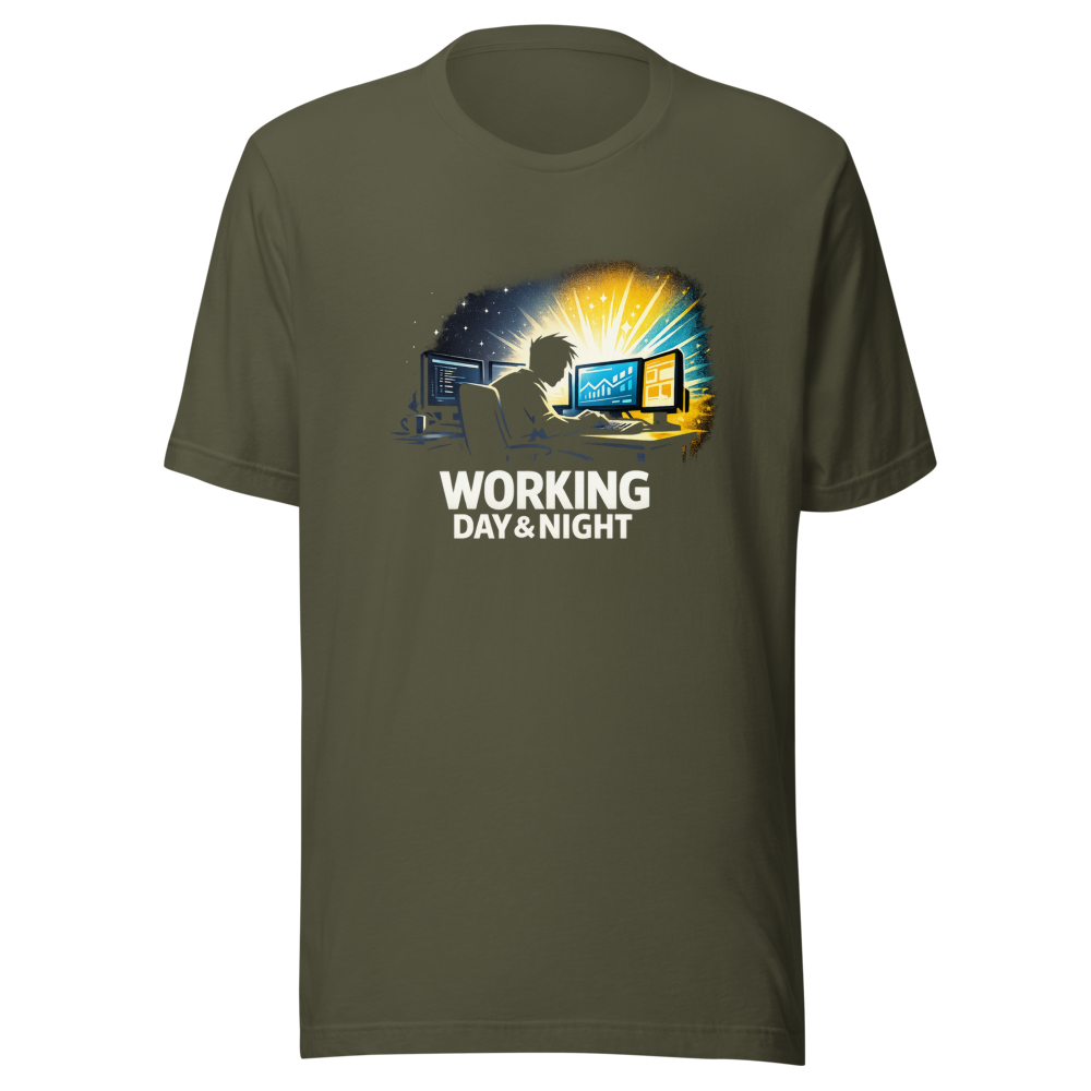 Bro Working Day & Night Twilight Tee - Image 10