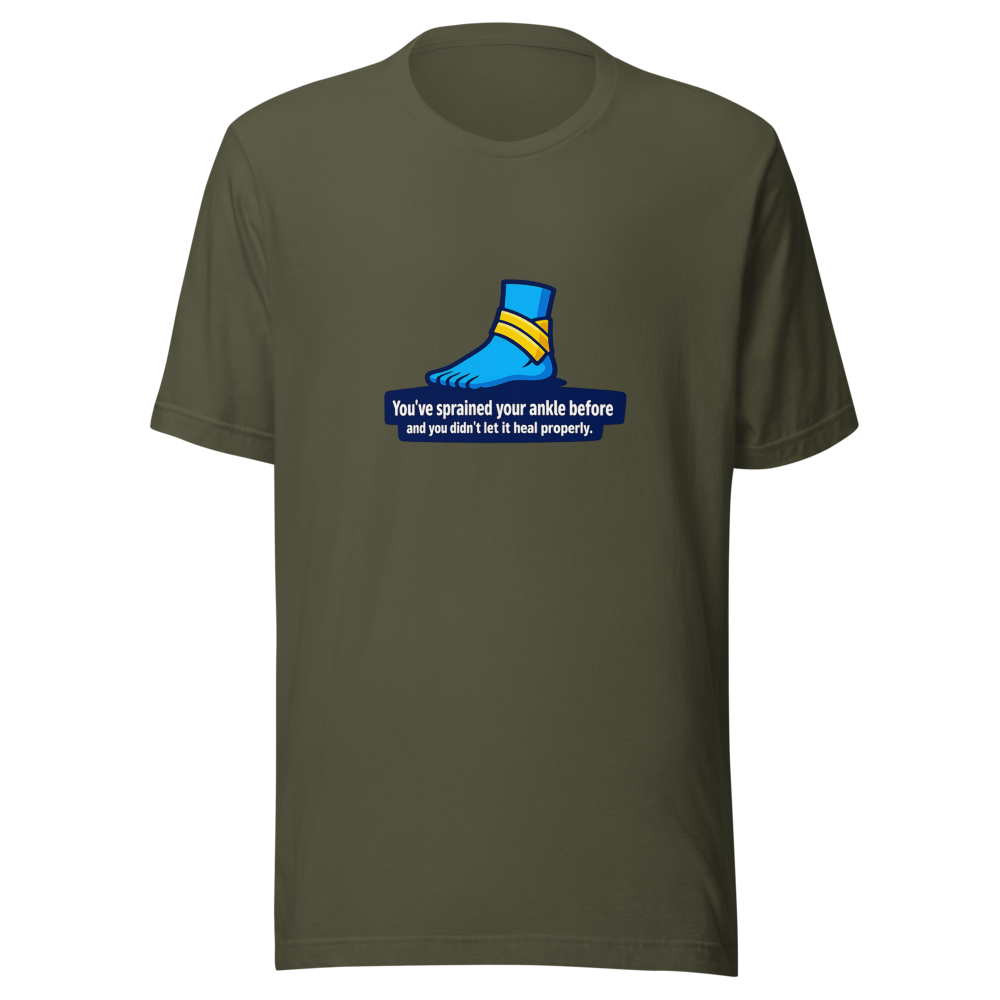 Funny Ankle Injury Meme T-Shirt - Image 10
