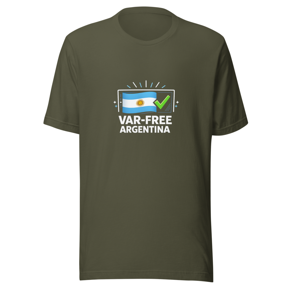 VAR-Free Argentina: The Unseen Advantage Tee - Image 10