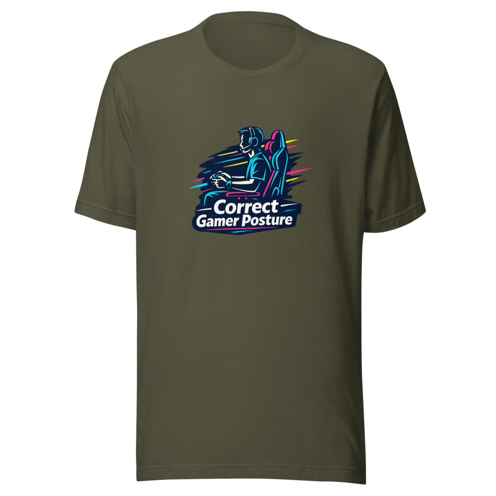Gamer Posture Pro T-Shirt - Level Up Your Setup - Image 9